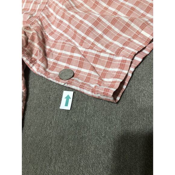 Magellan Sportswear Mens Shirt Large Plaid Slanted Pocket - Picture 8 of 11